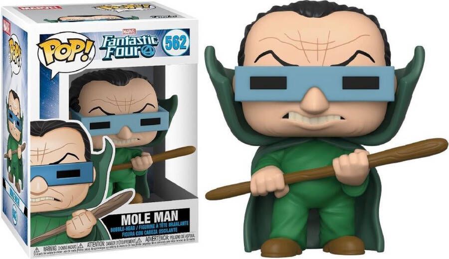 Funko Mole Man Fantastic Four Pop! #562 | Pops Vinyl | Pop Toys | Speelgoed voor kinderen