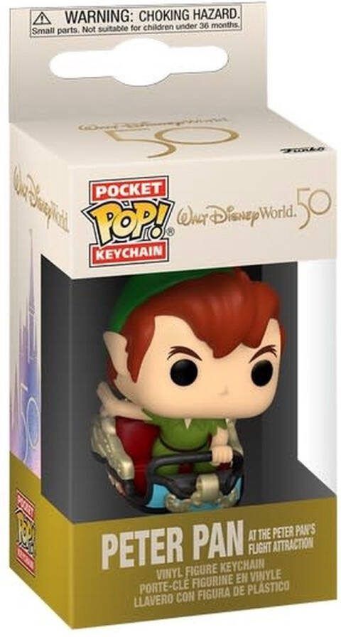 Funko Pocket POP! Keychain: Walt Disney World 50th Anniversary Peter Pan at the Peter Pan's Flight Attraction