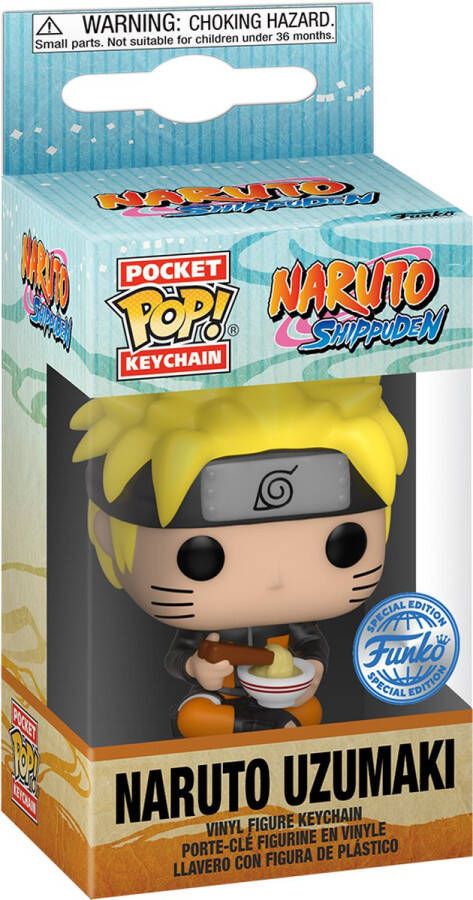 Funko Pocket Pop! Sleutelhanger: Naruto Shippuden Naruto Uzumaki (with Noodles) Special Edition