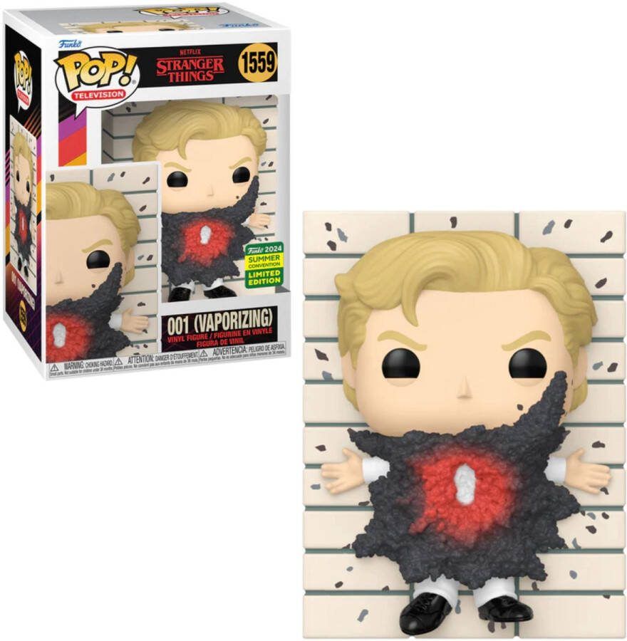 Funko POP! 001 (VAPORIZING) 1559 STRANGER THINGS SDCC 2024 Exclusive
