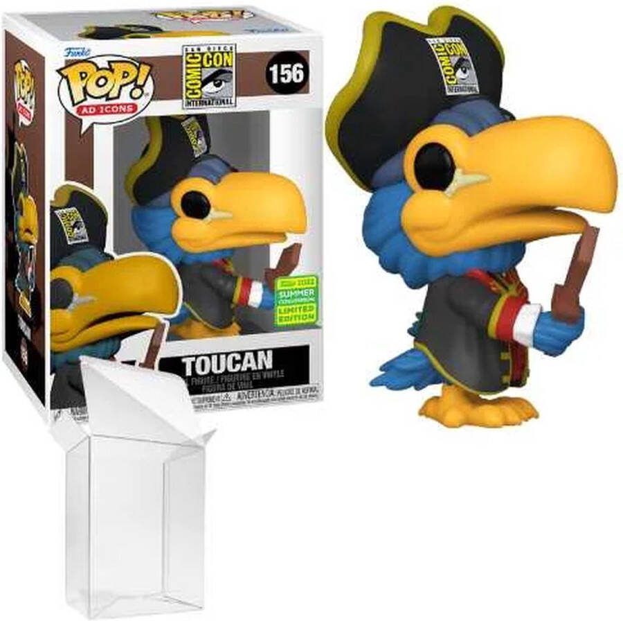 Funko Pop! Ad icons: San Diego Comic Con Toucan #156 (Summer Con 2022) [7.5 10]