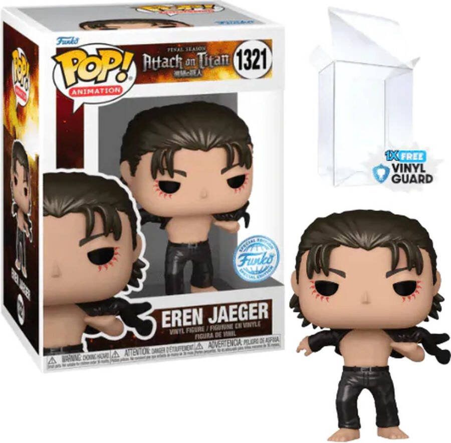 Funko Pop! Animation: Attack on Titan Eren Jaeger #1321 Metallic Exclusive Special Edition