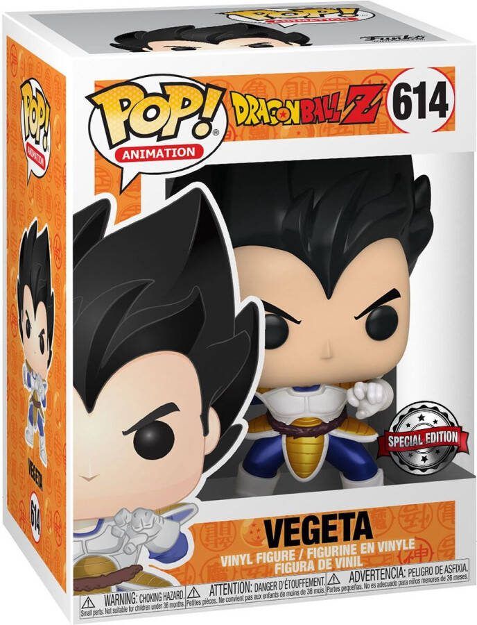 Funko Pop! Animation: Dragon Ball Z Vegata #614 Special Edition Metallic Exclusive
