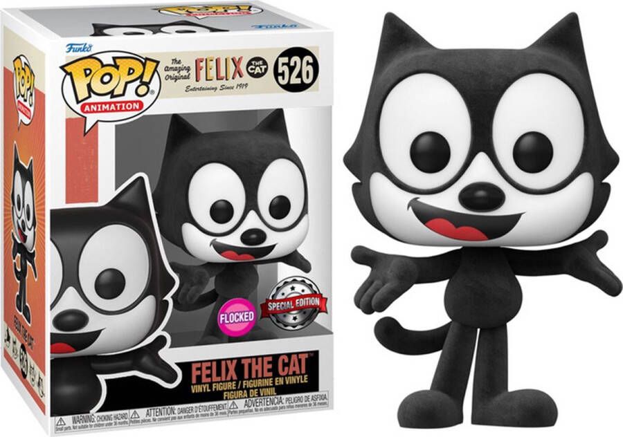 Funko Pop! Animation: Felix the Cat Felix the Cat Flocked