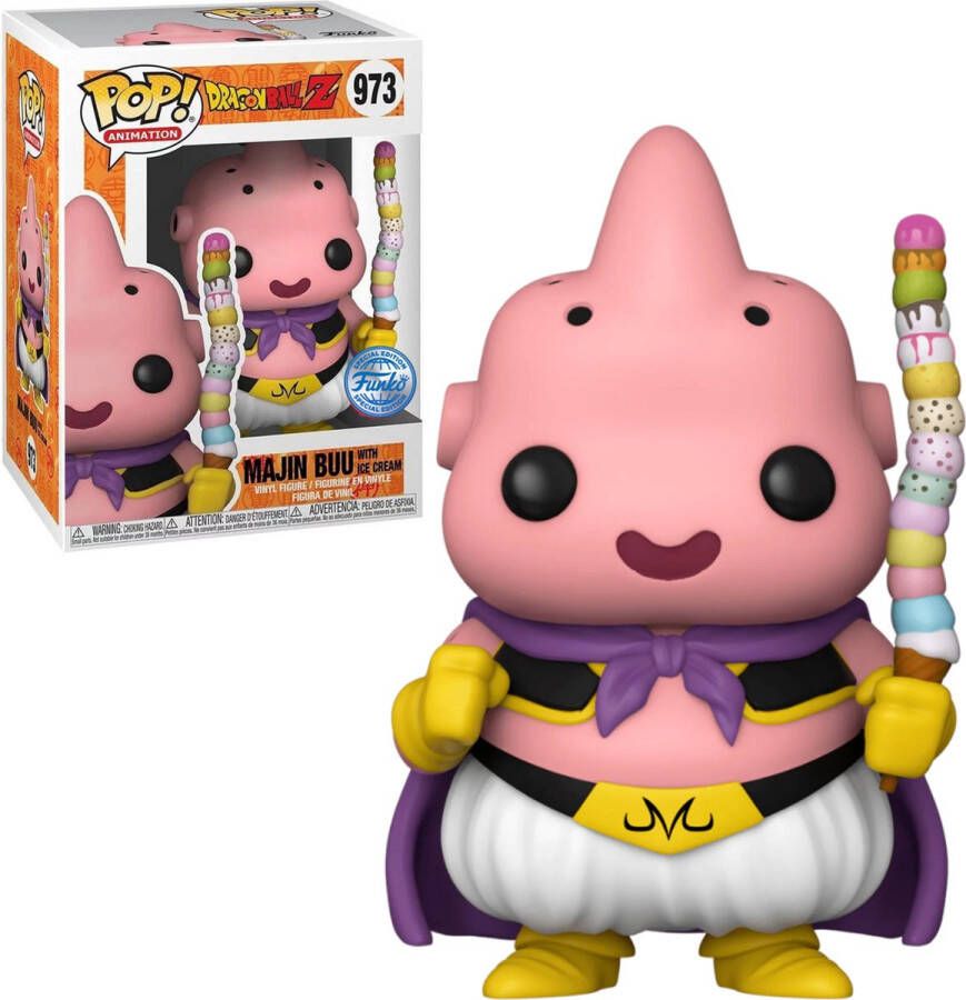 Funko POP! Animation Majin Buu w Ice Cream 973 Dragonball Z Exclusive