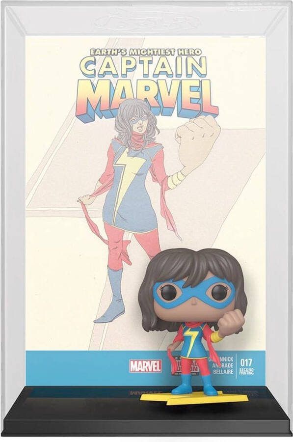 Marvel Funko Captain POP! Comic Cover Kamala Khan 9 cm Verzamelfiguur Multicolours