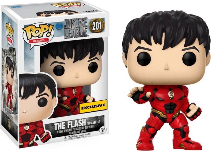 Funko Pop! DC Justice League Unmasked Flash Exclusive