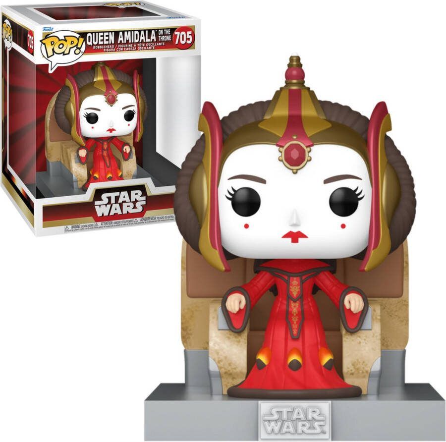 Funko Pop! Deluxe: Star Wars: Episode I The Phantom Menace 25th Anniversary Amidala on Throne