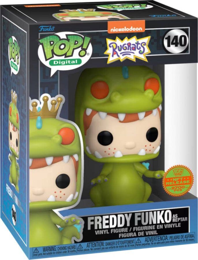 Funko POP! Digital Freddy as Reptar 140 Royalty Rugrats Exclusive