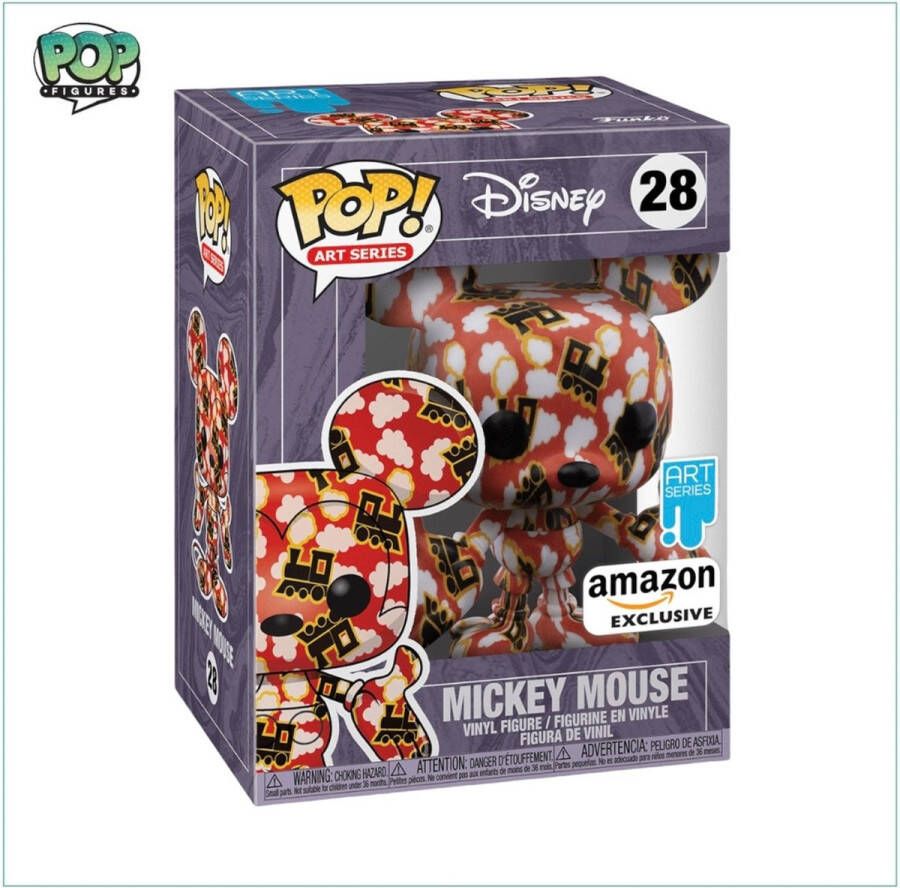 Funko Pop! Disney Mickey Mouse Art Series Special edition #28 Zeldzaam rare
