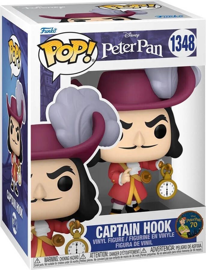 Funko Pop! Disney: Peter Pan 70th Anniversary Captain Hook #1347