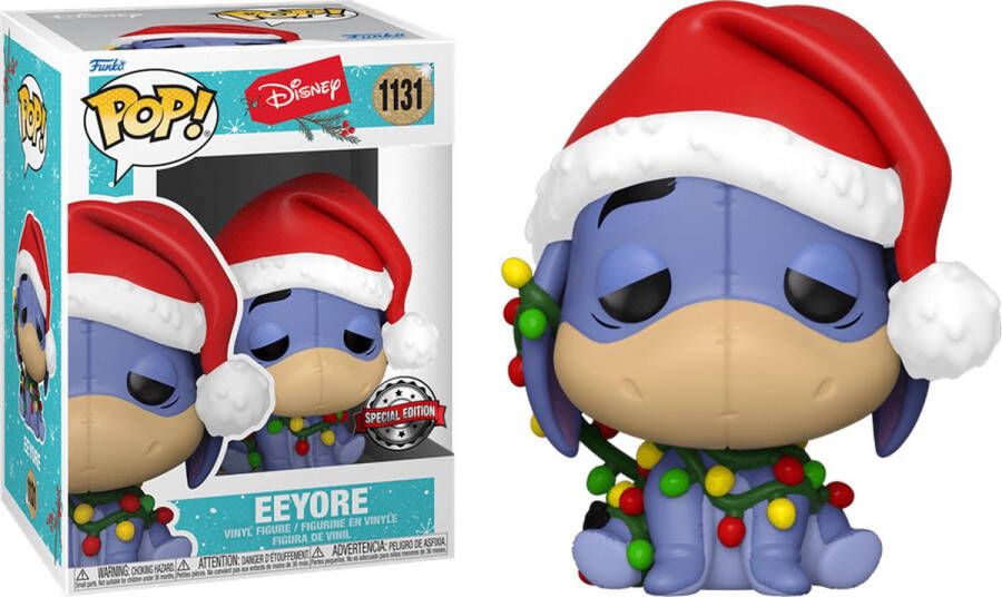 Mickey Mouse & Friends Funko Pop! Disney Pixar: Kerstmis Holiday Eeyore (with Lights) kerst lichtjes US Exclusive