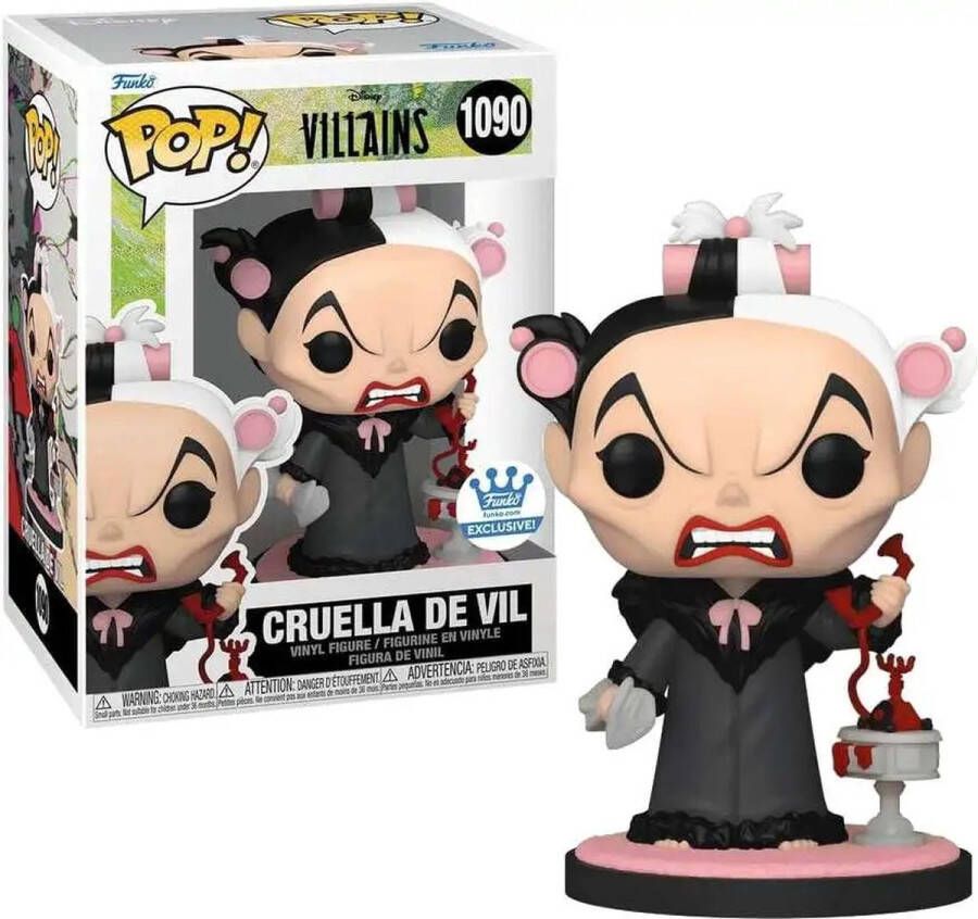Funko Pop! Disney Princess Villains Cruella de vil Exclusive #1090