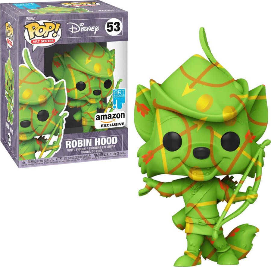 Funko POP! Disney Artist Series Robin Hood Bow and arrow 53 Amazon Exclusive