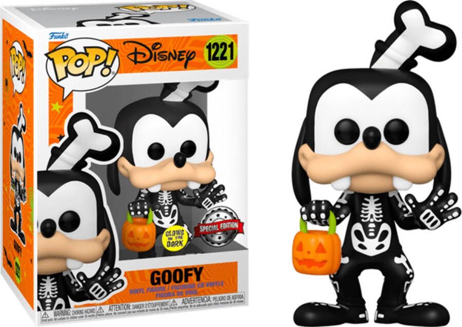 Disney Funko Pop! : Skeleton Goofy (Glow in the Dark) Special Edition