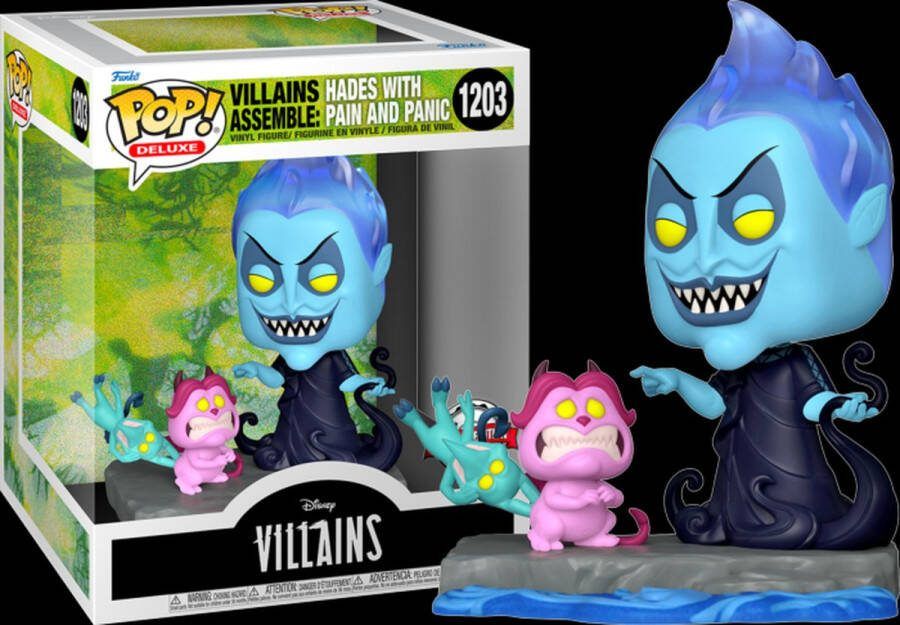 Funko Pop! Disney Villains Assemble Hades with Pain & Panic Deluxe Diorama