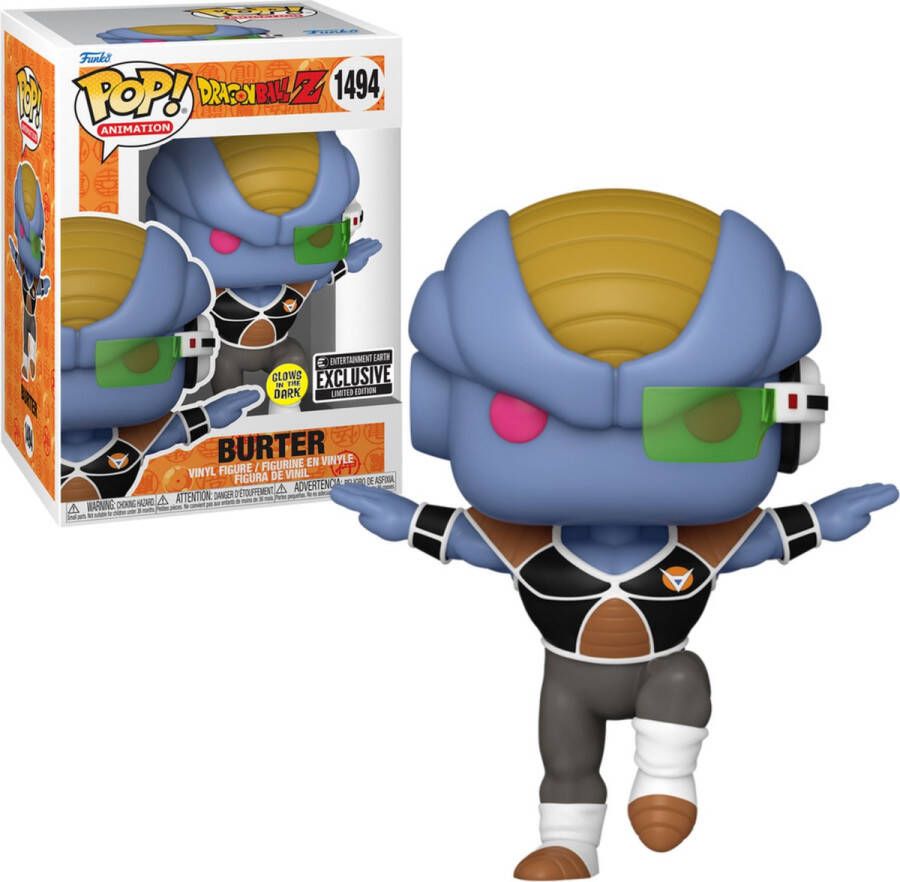 Funko Pop! Dragon Ball Z Burter Glows in the Dark Exclusive