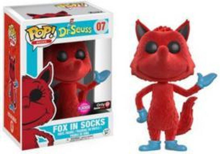 Funko POP! Dr.Seuss 07 Fox in Socks FLOCKED