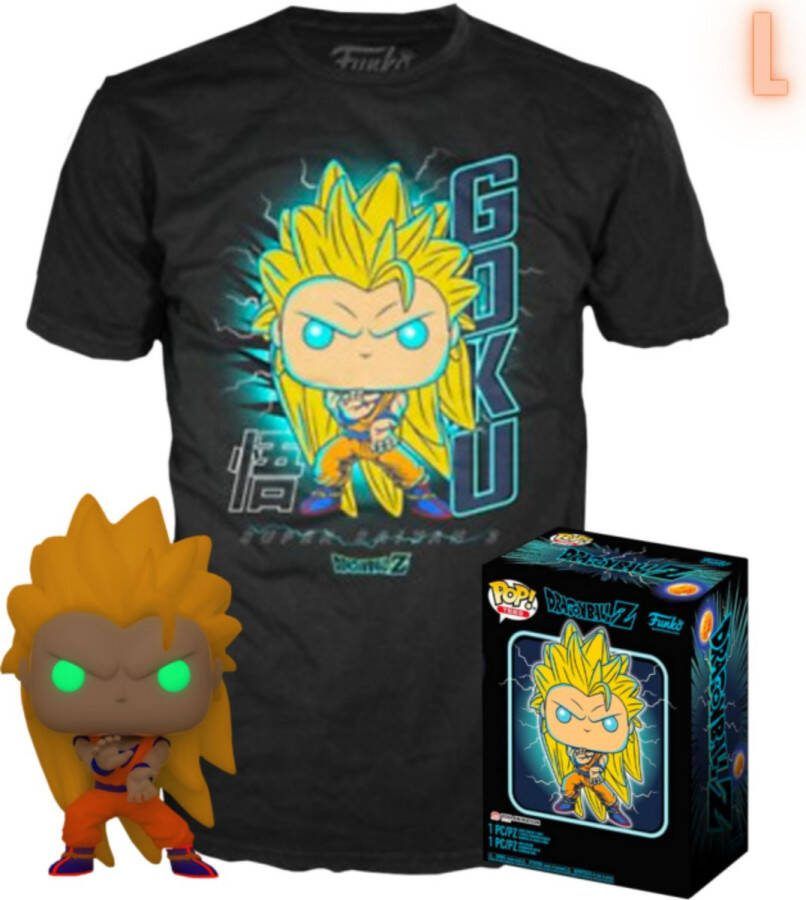 Funko POP! & TEE BOX Dragonball Z GOKU GITD Exclusive L