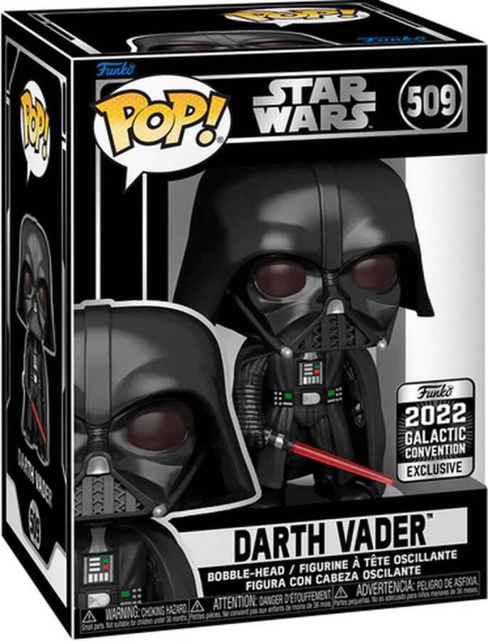 Funko POP! Exclusive Darth Vader Star Wars (Galaxy Convention) 10 cm #509