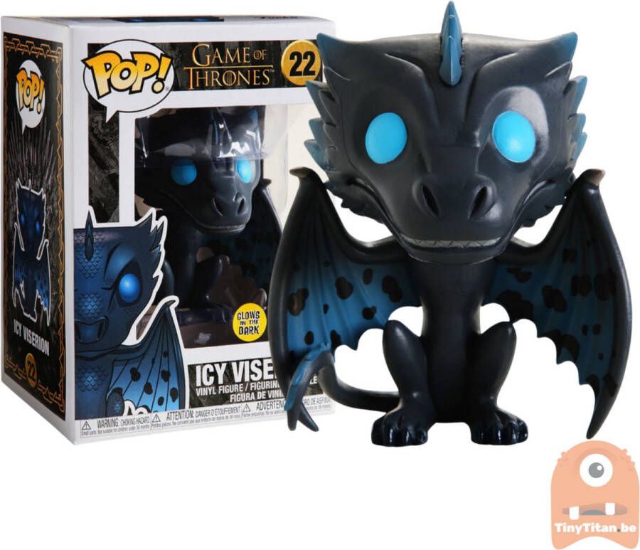 Funko POP! Game Of Thrones Icy Viserion GITD 22 Exclusive LE