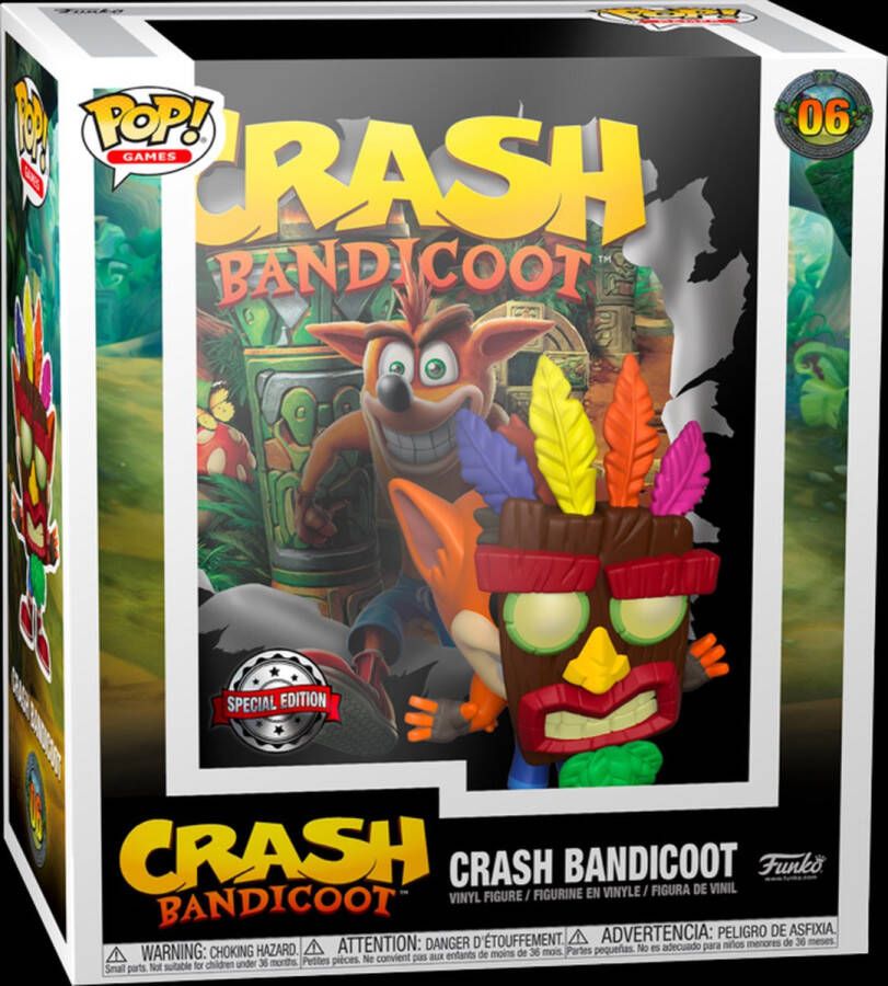 Funko POP! Games Cover: Crash Bandicoot 06 Exclusive