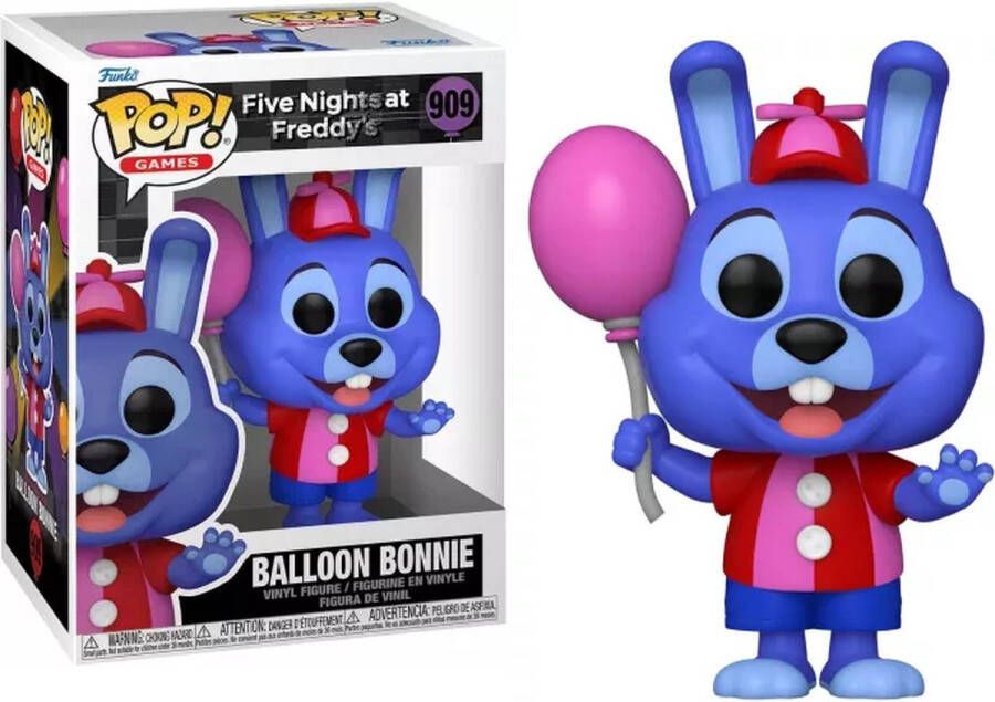 Funko Five Nights at Freddy?'s Security Breach POP! Games Balloon Bonnie 9 cm Verzamelfiguur Multicolours