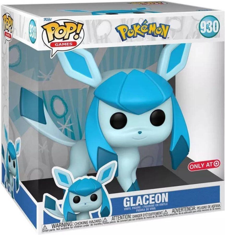 Funko Pop! Games: Pokemon Glaceon 10'' Inch #930 Target Exclusive