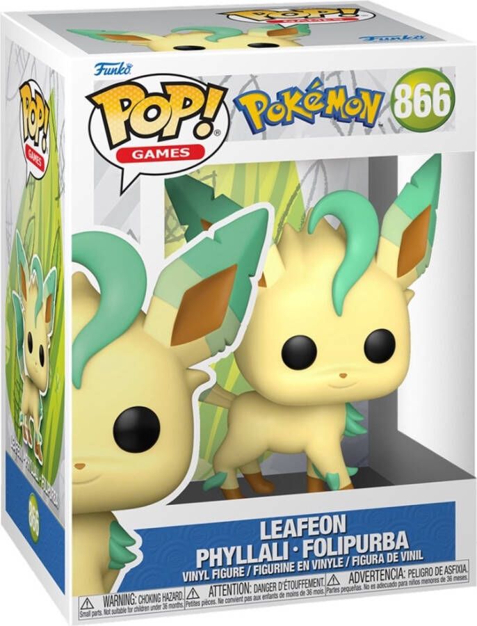 Funko Pop Games: Pokémon Leafeon Pop #866