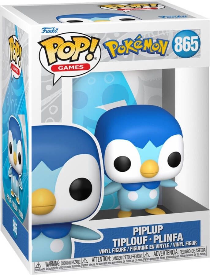 Funko Pop Games: Pokémon Piplup Pop #865