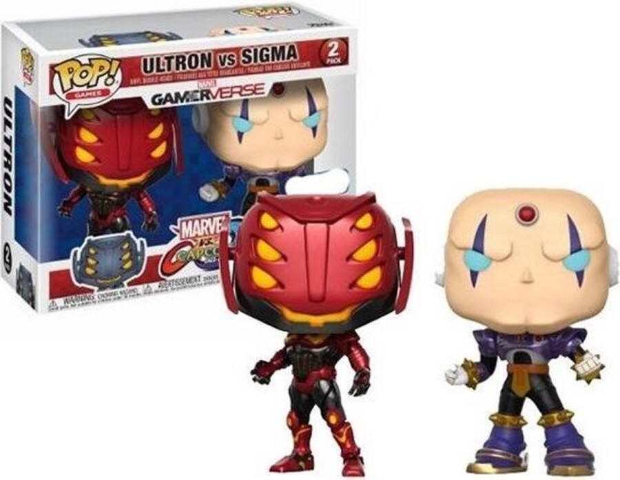 Funko Pop! Games: Marvel ultron vs Sigma 2 Pack [Box condition 7 5 10]