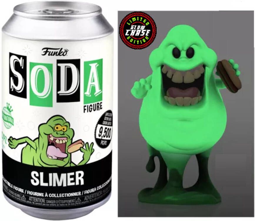 Funko Pop! Ghost Busters Slimer with Chase 9500 pcs Exclusive Soda Pop
