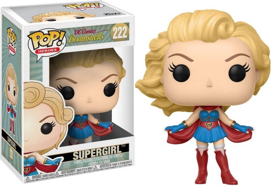 Funko Pop! Heroes: Bombshells Supergirl #222 [Box conditie 7.5 10]