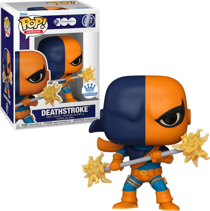 Funko POP! Heroes Deathstroke 477 WB 100 Anniversary DC Exclusive