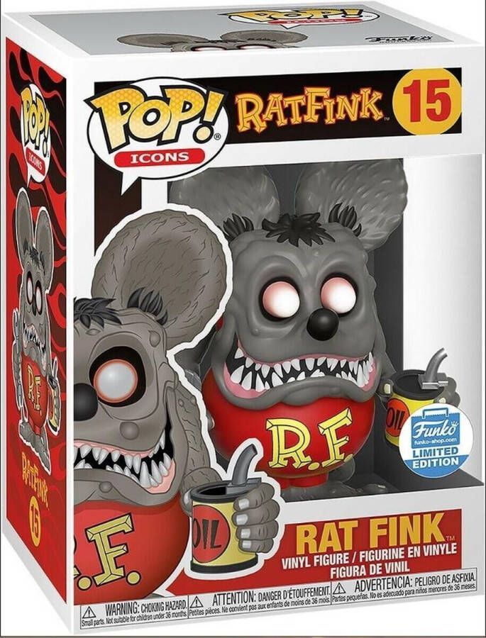 Funko Pop! Icons: Rat Fink Vinyl Figure #15 LE