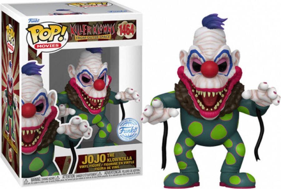 Funko Pop! Killer Klowns From Outer Space Pop! Movies Jojo The Klownzilla US Exclusive