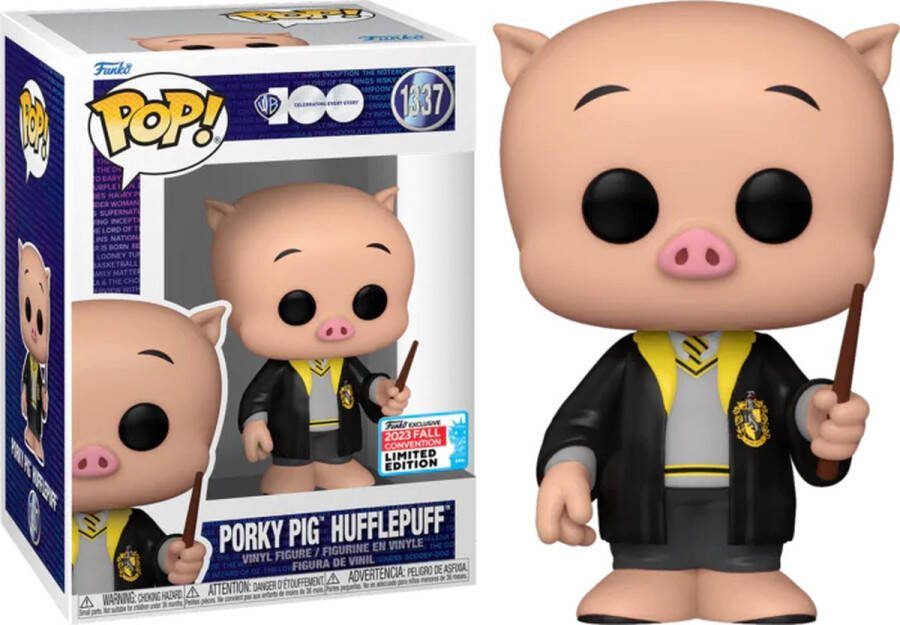 Funko Pop! Looney Tunes x Harry Potter Porky Pig Hufflepuff (2023 Fall Convention Exclusive)