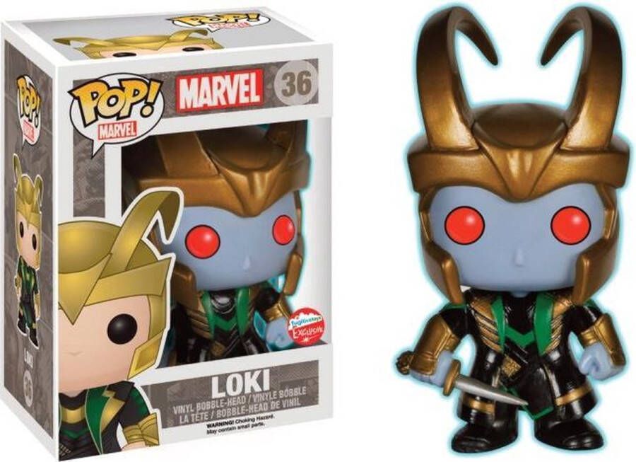 Funko pop! Marvel: Loki Glows in the Dark Exclusive #36