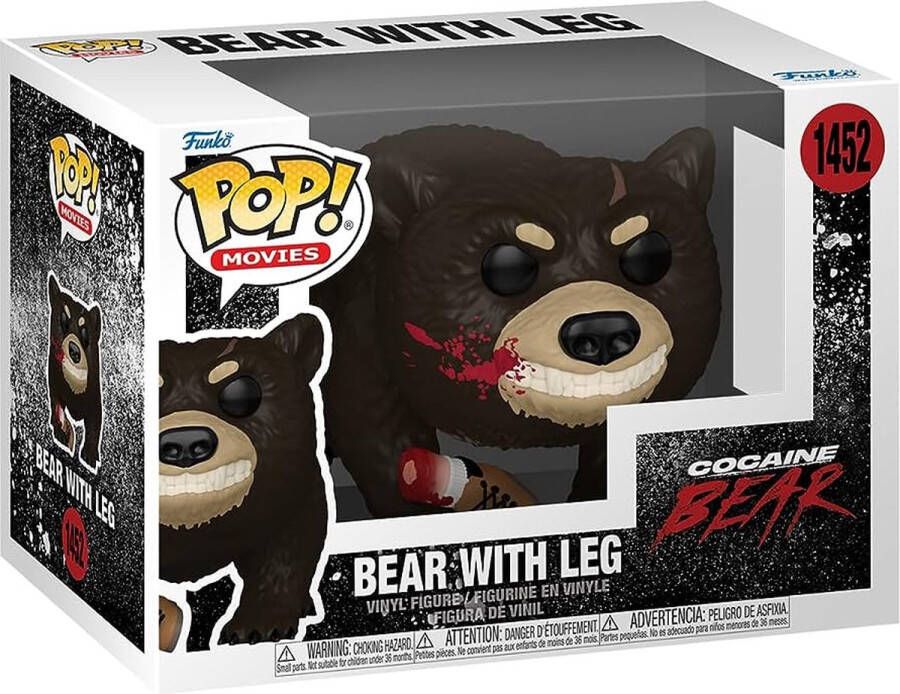 Funko Pop! Movies: Cocaine Bear with Leg (Bloody)