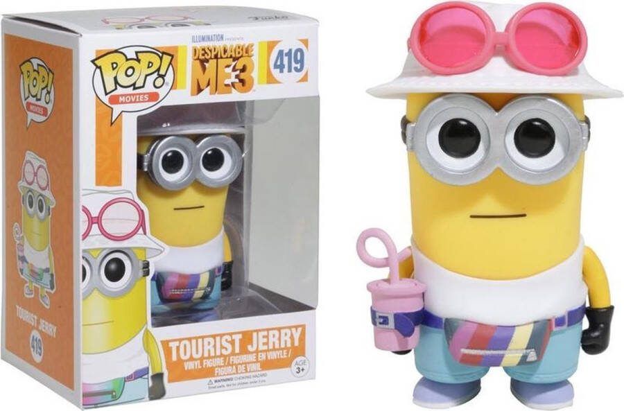 Funko Pop! Movies Despicable Me 3 Tourist Jerry Verzamelfiguur