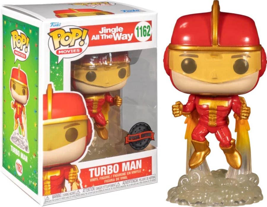 Funko Pop! Movies Jingle All The Way Turbo Man #1162 Exclusive