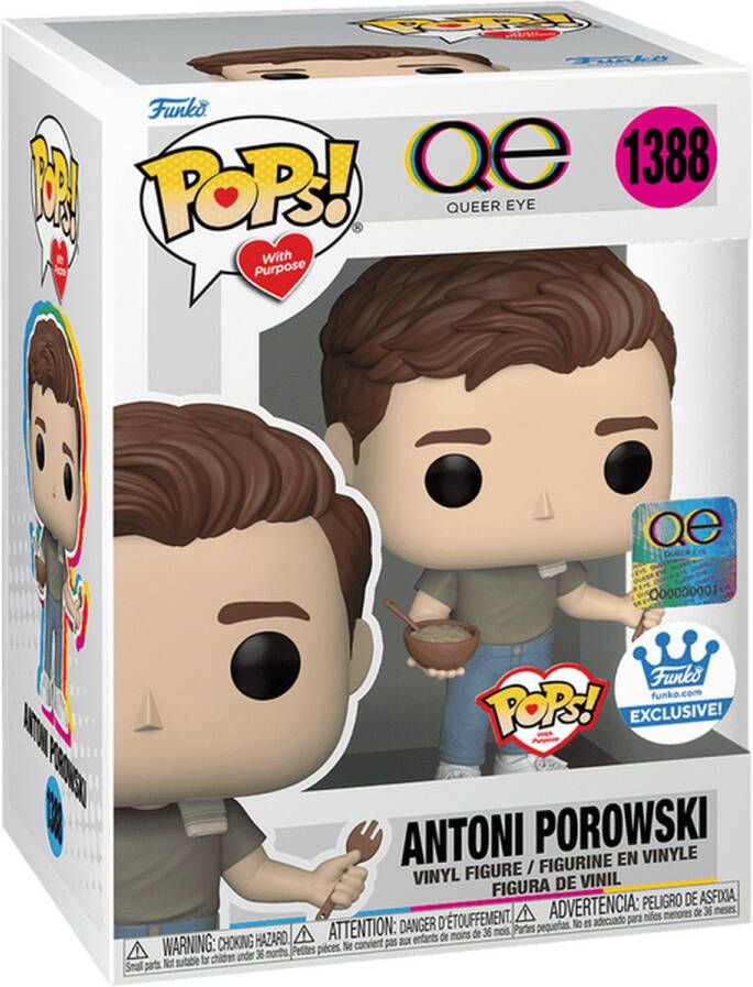 Funko Pop! Movies: Queer Eye Antoni Porowski Antoni Porowski #1388 Exclusive