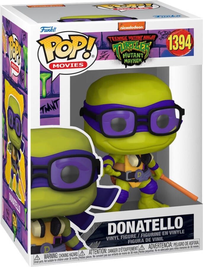 Funko Pop! Movies: Teenage Mutant Ninja Turtles: Mutant Mayhem Donatello #1394