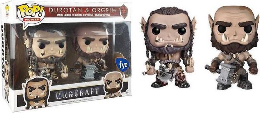 Funko Pop! Movies: Warcraft Durotan & Orgrim 2-Pack FYE Exclusive [7.5 10]
