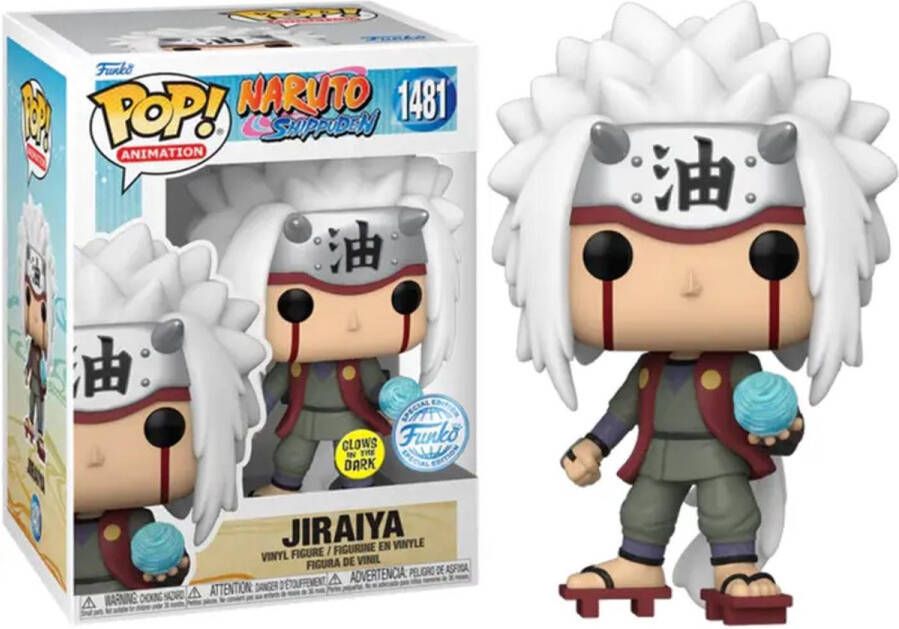 Funko Pop! Naruto Jiraiya with Rasengan GITD Exclusive