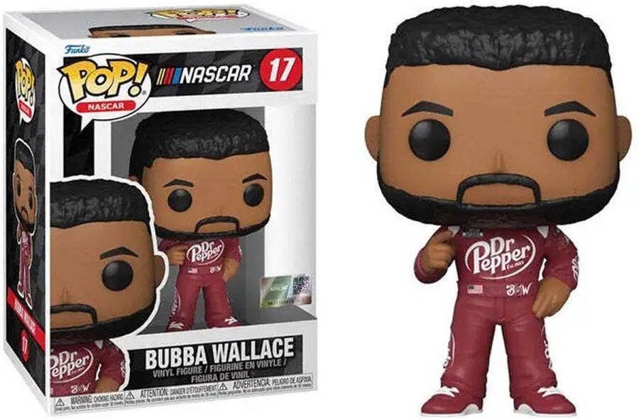 Funko Pop ! NASCAR Bubba Wallace Vinyl Figure