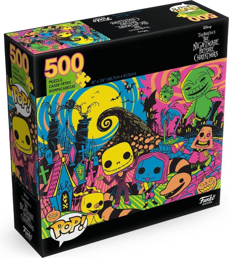 Funko Pop! Puzzles: Disney The Nightmare Before Christmas (Blacklight)
