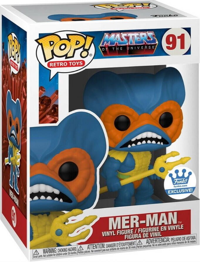 Funko Pop Retro Toys: Masters of the Universe Mer-man #91 Shop Exclusive