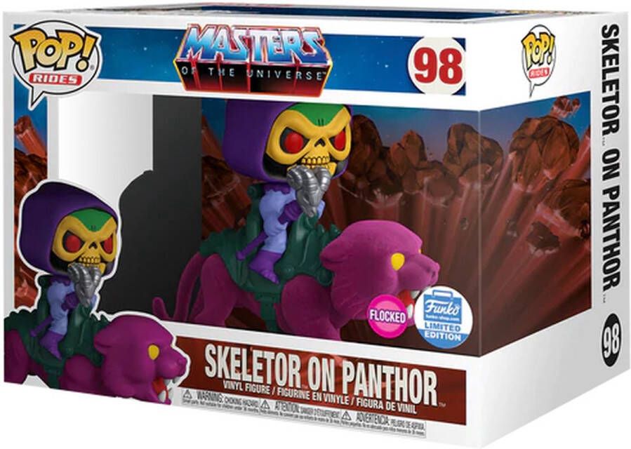 Funko POP! Rides Skeletor On Panthor (Flocked) Limited Edition 15cm #98 Masters Of The Universe