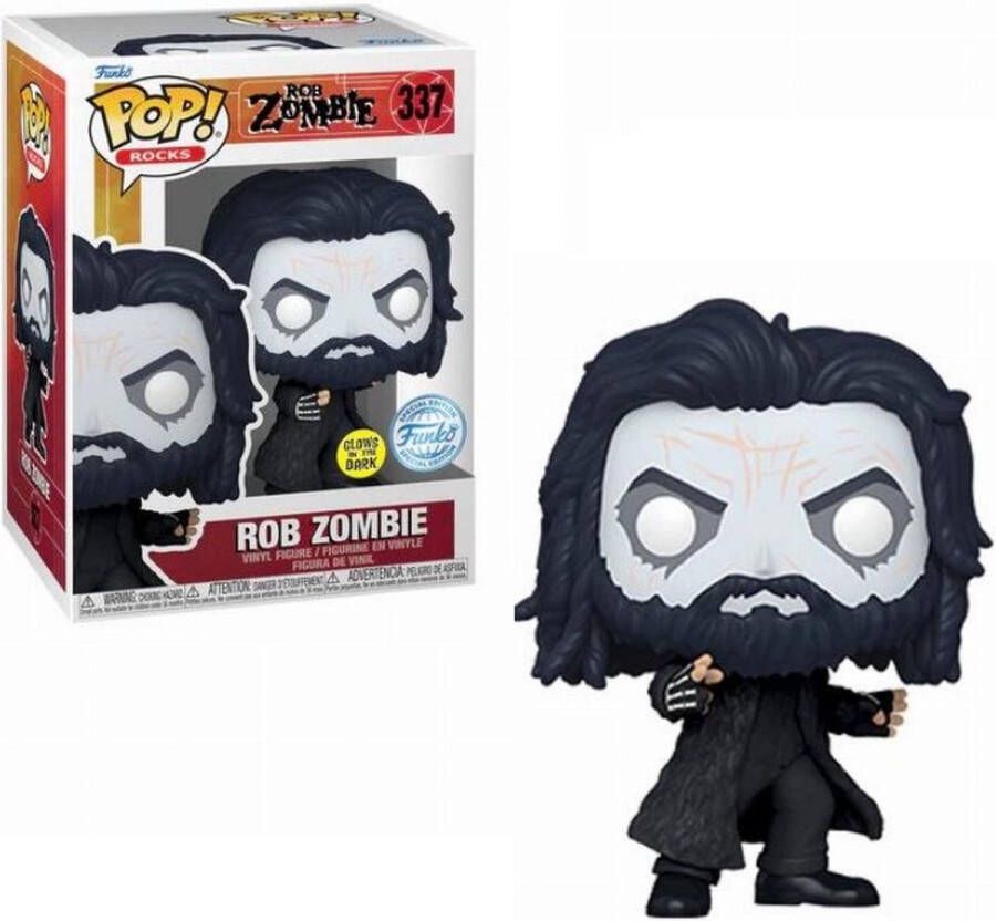 Funko Pop! Rob Zombie Rob Zombie Dragula #337 Glow in the Dark Exclusive